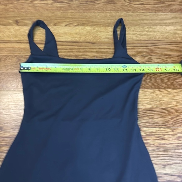 Meshki Black Tight Playsuit Romper Size Medium Lounge Active Minimalist - Picture 8 of 9